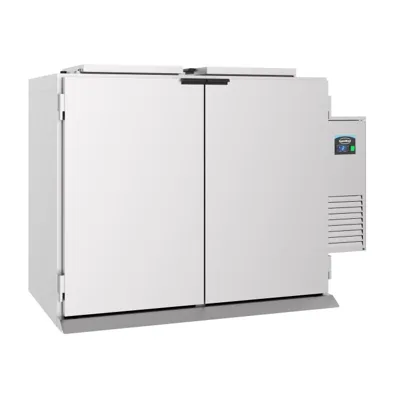2 x 240 l için paslanmaz çelik atık soğutucu, (GxDxY) 1740 x 980 x 1280 mm, fanlı soğutma