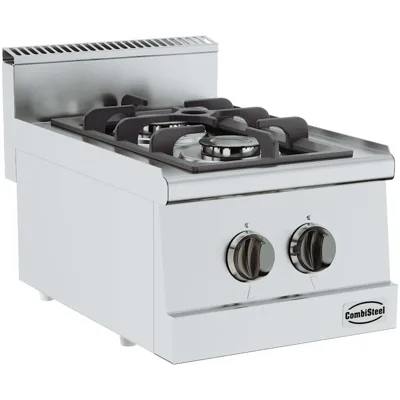 2 brülörlü gazlı ocak, 6.5 kW, (G x D x Y) 400x600x300 mm