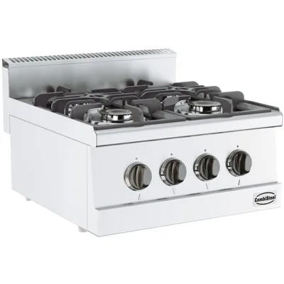 4 brülörlü gazlı ocak, 13 kW, (G x D x Y) 600x600x300 mm
