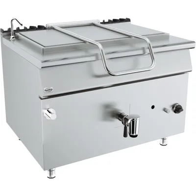 Gas Kochkessel 250L, Direkt beheizt, 30 kW, (B x T x H) 1200x900x900 mm