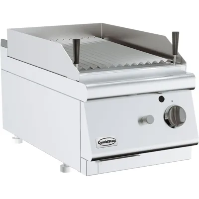 Gazlı Lav Taşı Izgarası, 1 Pişirme Bölgesi, 9 kW, (G x D x Y) 400 x 700 x 300 mm