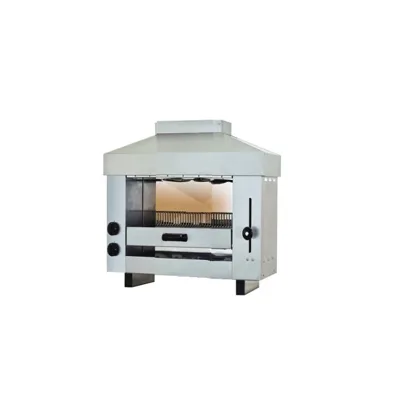 Gas Salamander with 2 heating zones, stainless steel, 3.9 kW, (WxDxH) 650 x 500 x 720 mm