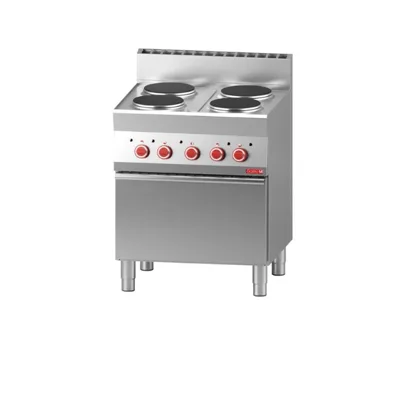 Gastro M Elektrikli Ocak ve Konveksiyonlu Fırın | GM65/70CFE | 4 Pişirme Plakası | 14,36 kW | 380–415 V | 70 × 70 × 85 cm
