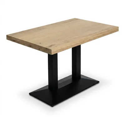 Gastro-Tisch DUROlight PLUS | 1200×800×768 mm | mit Untergestell | Indoor | Natural Vintage Oak
