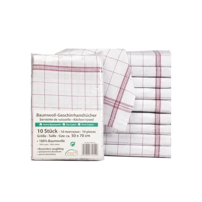 Tea Towel – 100% Cotton – Checkered – 50 x 70 cm – Carton: 100 pcs
