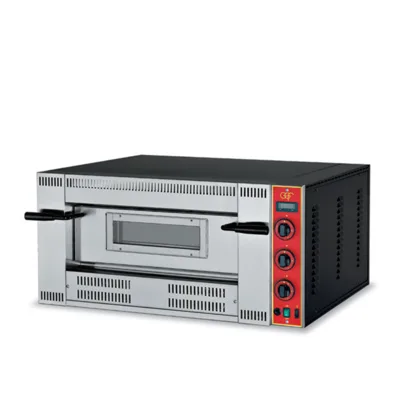GGF GastroPro Gas 9 | Profesyonel Gazlı Pizza Fırını 9 Pizza için – İtalya'da Üretildi | 1300x1140x y.470mm