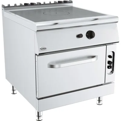 Glühplattenherd s plynovou troubou, 11 kW, (Š x H x V) 800x900x900 mm