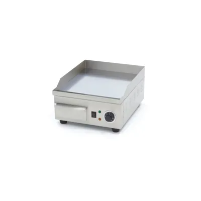 Izgara Plakası - Düz Krom - 36 cm - Damla Tepsisi Dahil - 360x450x220 mm - 2000 Watt - 230 V