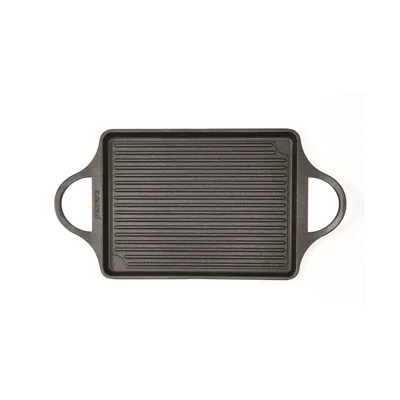 Grillplatte mit Greifer, (B x T x H) 460 x 250 x 30 mm