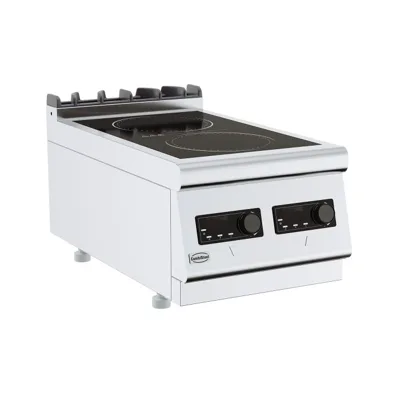 Induktion Electroherd 2 Platten, 7 kW, (B x T x H) 400x700x300 mm