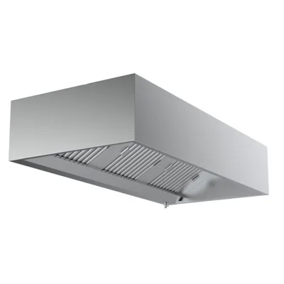 AeroBox Pro 1000 | Nerezová skříňová digestoř s filtrem a osvětlením 1000x950x400 mm