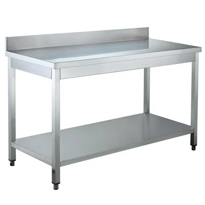 Arbeitstisch / mit Grundboden, mit Aufkantung 800 x 700 x 850 mm