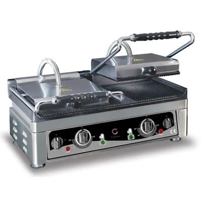 Kontaktgrill, Doppelt Gerillt, 3.5 kW, (BxTxH) 560x430x300 mm