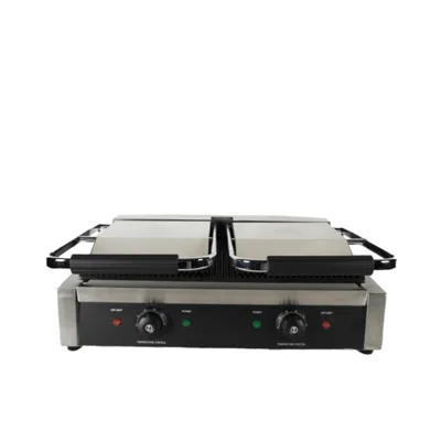 Kontaktgrill, Doppelt Gerillt, 3.6 kW, (BxTxH) 580x410x190 mm