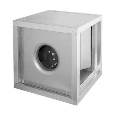 Cubical EC Fan Box for Kitchen Exhaust | 500×500×500 mm | 2,370 m³/h