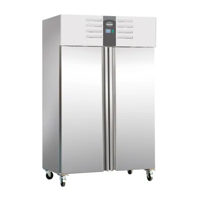 Nerezová chladnička 1200 l, Standard Line, statické chlazení s ventilátorem, (ŠxHxV) 1340 x 810 x 2010 mm