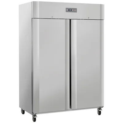 Refrigerator Air Circulation 1400 Liters, 2 Doors GN 2/1, on Wheels, 2 with Brakes - 1400 x 823 x 2045 mm