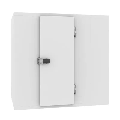 Cold and freezer room without unit, (WxDxH) 3000 x 5400 x 2400 mm, 120 mm insulation, stainless floor