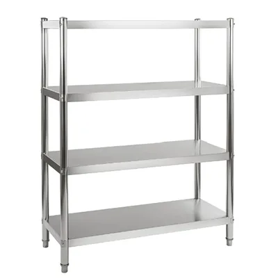 Storage shelf / 4 shelves, (WxDxH) 2000 x 500 x 1800 mm
