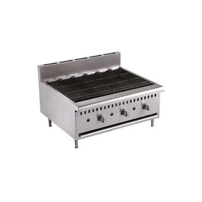 Lav Taşlı Izgara, Gazlı, 3 Brülör, 27 kW, (G x D x Y) 915 x 800 x 590 mm