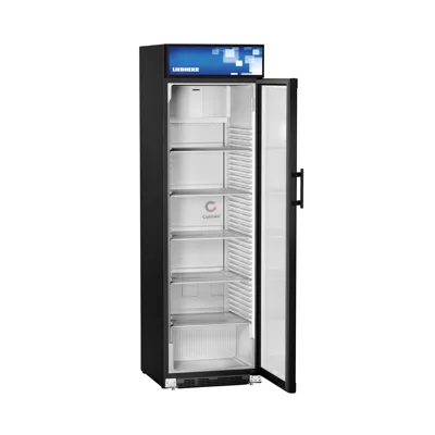 Liebherr DisplayPro 400 | Premium Beverage Refrigerator 403L – Black with LED Advertising Display | 600 x 687 x 2.010 mm