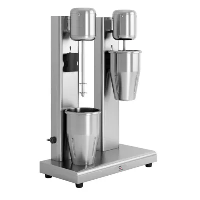 Dvojitý mléčný shaker, kapacita 2x1L, 2x 0.08 kW, (ŠxHxV) 360 x 170 x 512 mm