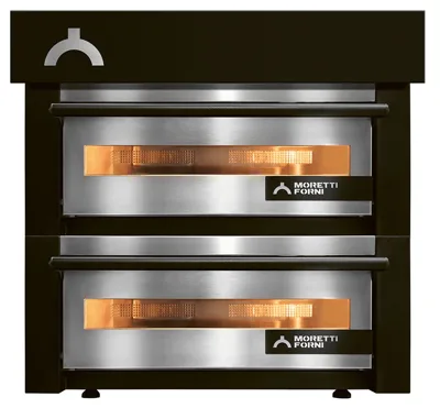 MORETTI CORE electric refining oven, countertop, 2 decks, for 2 + 2 pizzas Ø 30 cm or 1 + 1 EN trays 600 x 400 mm, (W x D x H) 800 x 690 x 674 mm