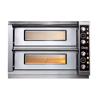 MORETTI iDeck PD 72.72 Electric Pizza Oven, 2 Chambers, 4+4x Ø 35 cm, (W x D x H) 998 x 1152 x 760 mm