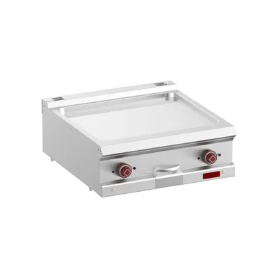 OptiTech 700 | Elektro Grillplatte - Hartverchromt Glatt - Modulgröße GN 1/1, 10 kW, (B x T x H) 700 x 700 x 320 mm