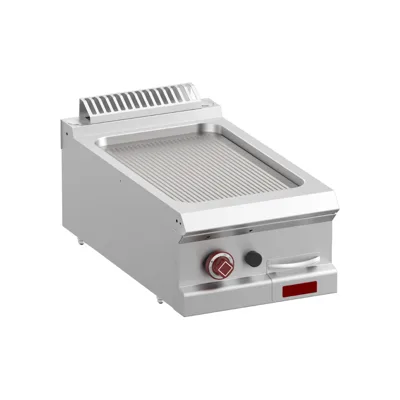 OptiTech 700 | Gazlı Izgara Plakası - Oluklu - Modül Boyutu GN 1/2, 6020 kcal/h, (G x D x Y) 400 x 700 x 320 mm