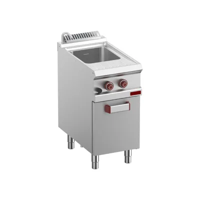 OptiTech 700│Gas Nudelkocher 26 L - 7310 kcal/h, 1 Becken, mit Körbe, auf Unterbau, (B x T x H) 400 x 700 x 920 mm