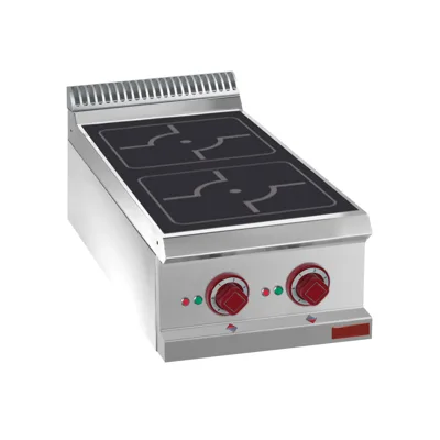 OptiTech │ Induktion Electroherd 2 Platten, 7 kW, (B x T x H) 400 x 730 x 320 mm