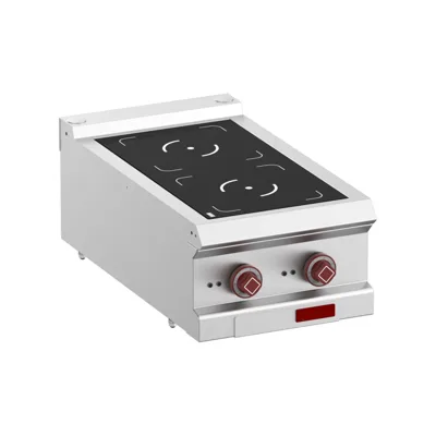 OptiTech Plus│ Induktion Electroherd 2 Platten, 7 kW, (B x T x H) 400 x 700 x 320 mm