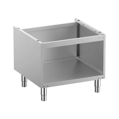 OptiTech│ Open Base with Adjustable Stainless Steel Feet, (W x D x H) 700 x 655 x 600 mm