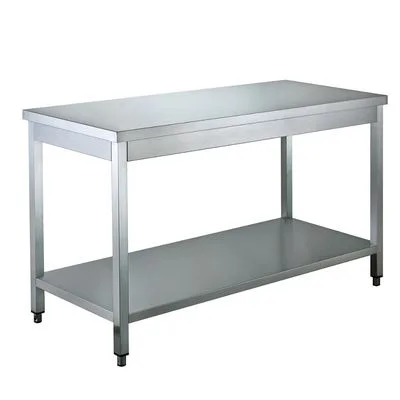 Arbeitstisch / ohne Grundboden mit Aufkantung1800 x 700 x 850 mm