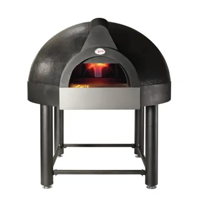 Pavesi JOY 120 | Traditioneller Holz-/Gas-Pizzaofen mit Monoblock-Backfläche – 5–6 Pizzen – individuell färbbar – 1650x1605x1900 mm