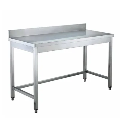 Work table / without base, with backsplash 700 x 600 x 850 mm