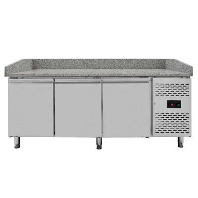 Pizzachladicí stůl se 3 dveřmi, (ŠxHxV) 2020 x 800 x 1020 mm