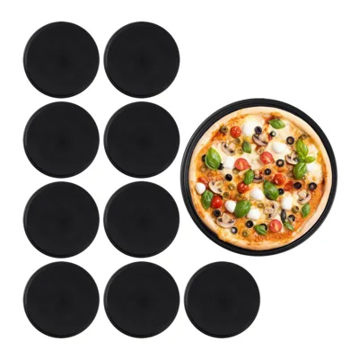 PizzaMaster BlueSteel 220 | Pizza Tepsisi Ø 220 mm – 10'lu Set