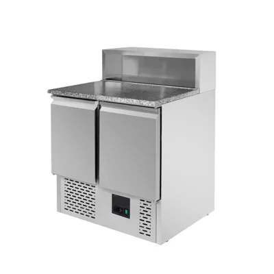 Pizza-Saladette mit 2-fach, 2-türig, 900 x 700 x 1100 mm