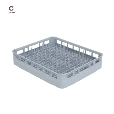 Polypropylene Korb für Geschirrspülmaschine, für 10 Tabletts, (B x T) 600 x 500 mm