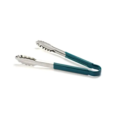 PreciseGrip | Buffet Tongs – Stainless Steel, 25 cm, Green