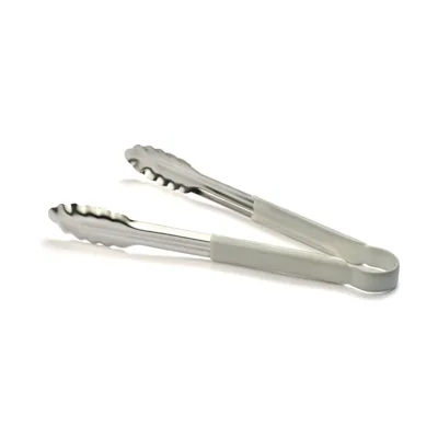 PreciseGrip | Buffet Tongs – Stainless Steel, Length 40 cm, White