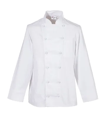 Premium Ladies' Chef Jacket Long Sleeve – Tailored Fit | Customizable with Your Logo or Restaurant Name