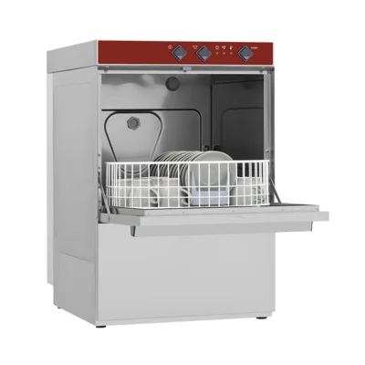 Profesyonel Bardak Yıkama Makinesi - Boreas, Yuvarlak Sepet ø400 mm, 3.4 kW, (G x D x Y) 435 x 540 x 675 mm