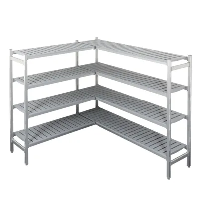 Professional Shelving System for Cold Rooms – Aluminum & Plastic – 1835 x 450 x 1700 mm – HACCP Compliant
