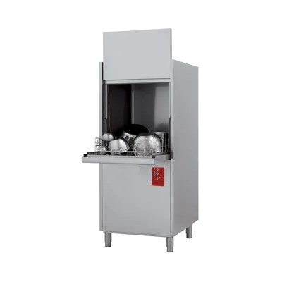Profi Topfspülmaschine - Hydronix, mit Bremstank, Korb 550x610 mm, 7.5 kW, (B x T x H) 720 x 780 x 1760/2030 mm