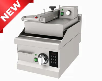 ProGrill Elite 6.2 kW | Elektrischer Muschelgrill 400x743x980 mm | Highspeed Kontaktgrill