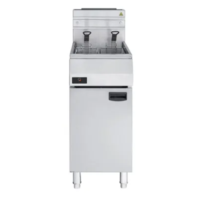 Propane Deep Fryer 21 L, with Cabinet, 27 kW, (W x D x H) 400x800x1180 mm