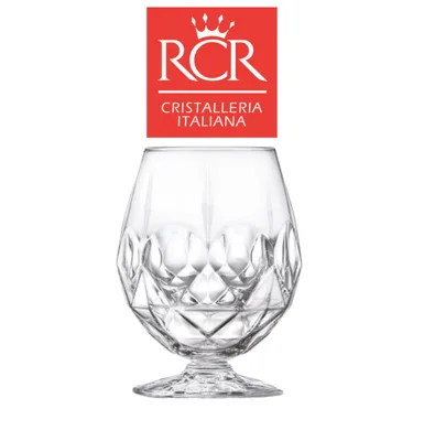 RCR ALKEMIST | Cognac-Schwenker 532 ml – Bleifreies Kristallglas | 70x82x128 mm | 6 St.